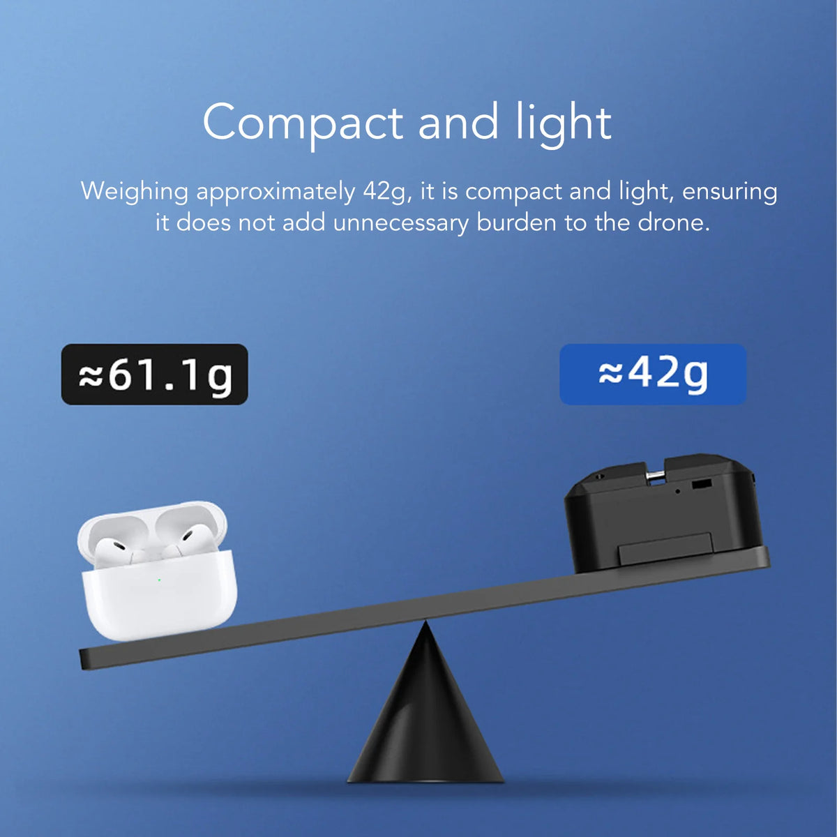 Drone Payload Release System — 500m Range, 1kg Capacity, Fits DJI Mini 4 Pro, Mavic 3, Air 3 & More