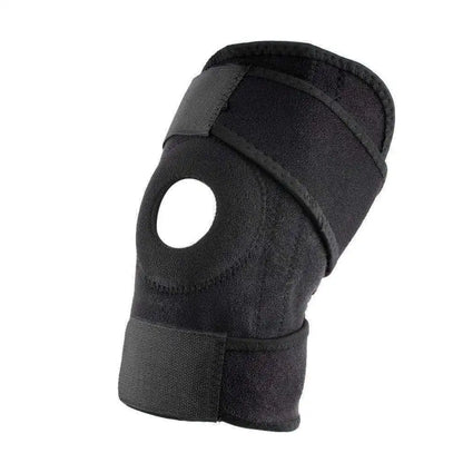 Hard Shell Knee Brace & Support — Spandex + Hard Protective Gear, One Size Fits All, Unisex, Basketball, Running, Squats