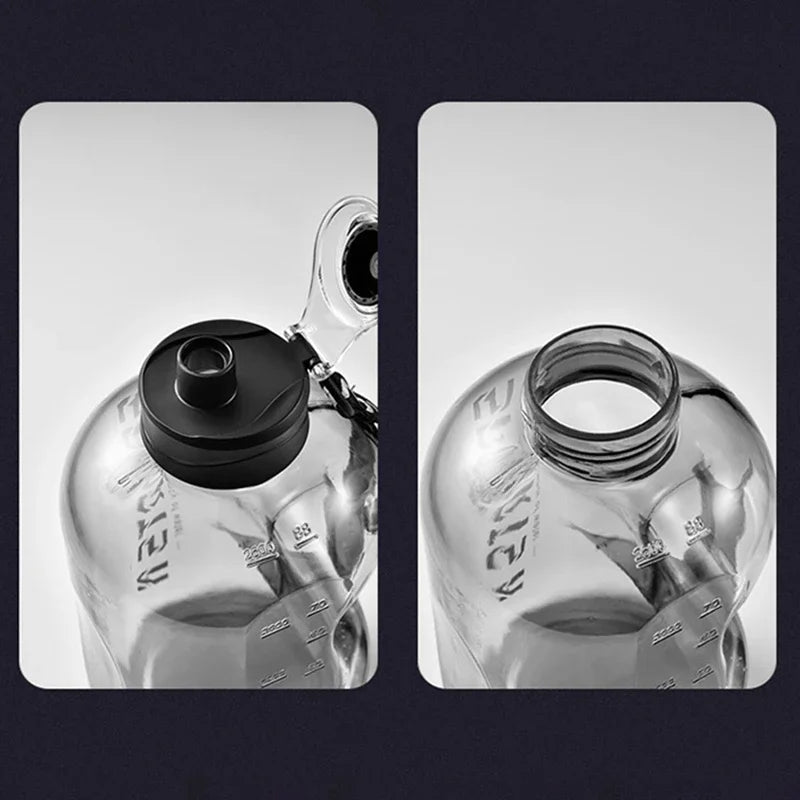 Large Capacity Water Bottle — 1.7L or 2.7L, BPA-Free Tritan, Gym, Hiking & Travel