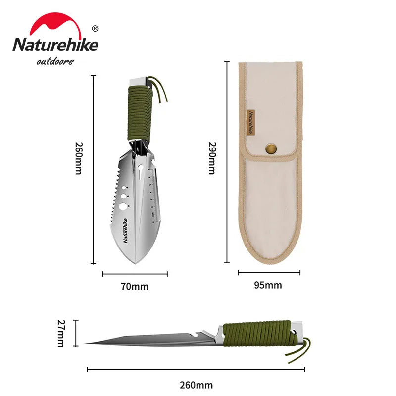 Multifunctional Tactical Camping Shovel — Steel, Foldable, Survival & Emergency Tool, Bushcraft & Hiking