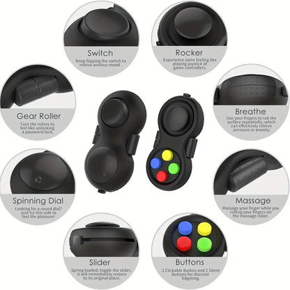 8-in-1 Fidget Pad — Stress & Anxiety Relief Toy for Kids and Adults