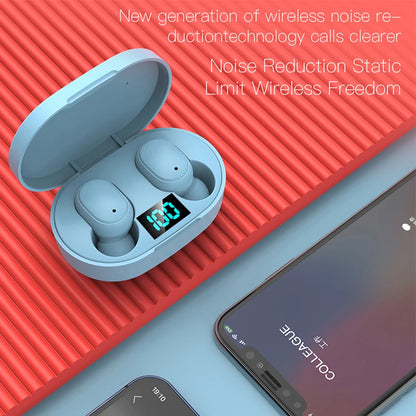 Wireless Bluetooth Over-Ear Headphones — HiFi Stereo, Noise Reduction, Built-in Mic, 4 Colors