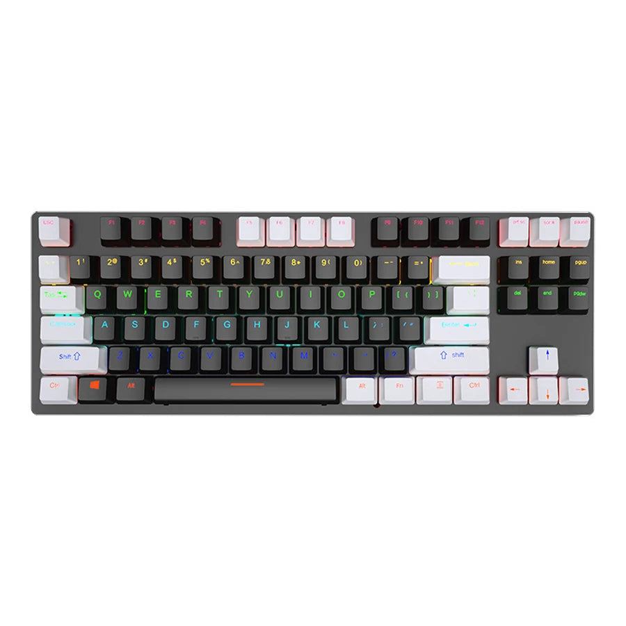 Mini RGB Mechanical Gaming Keyboard – USB Wired, Ergonomic & Backlit