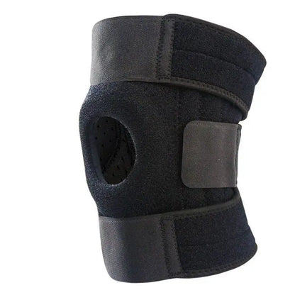 Hard Shell Knee Brace & Support — Spandex + Hard Protective Gear, One Size Fits All, Unisex, Basketball, Running, Squats
