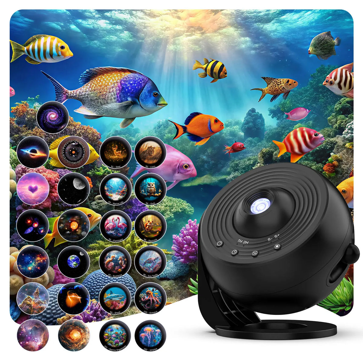 Galaxy Projector Pro — 25-in-1 Star & Ocean Projector for Bedroom, Kids & Adults
