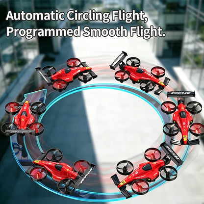 2-in-1 Flying RC Car & Drone — 2.4GHz Quadcopter with Altitude Hold & Headless Mode