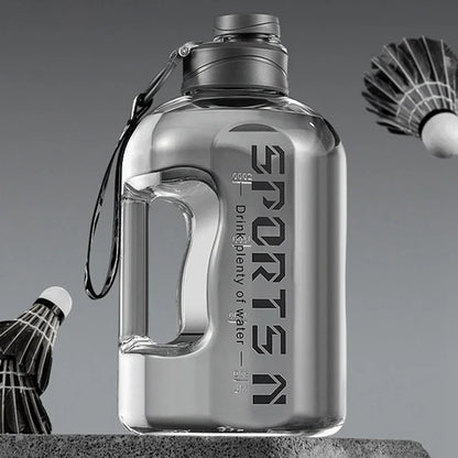Large Capacity Water Bottle — 1.7L or 2.7L, BPA-Free Tritan, Gym, Hiking & Travel