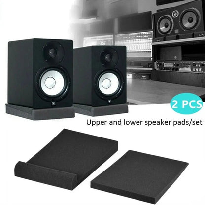 Studio Monitor Isolation Pads — Acoustic Foam, 3 Sizes, for Home Studio & Recording