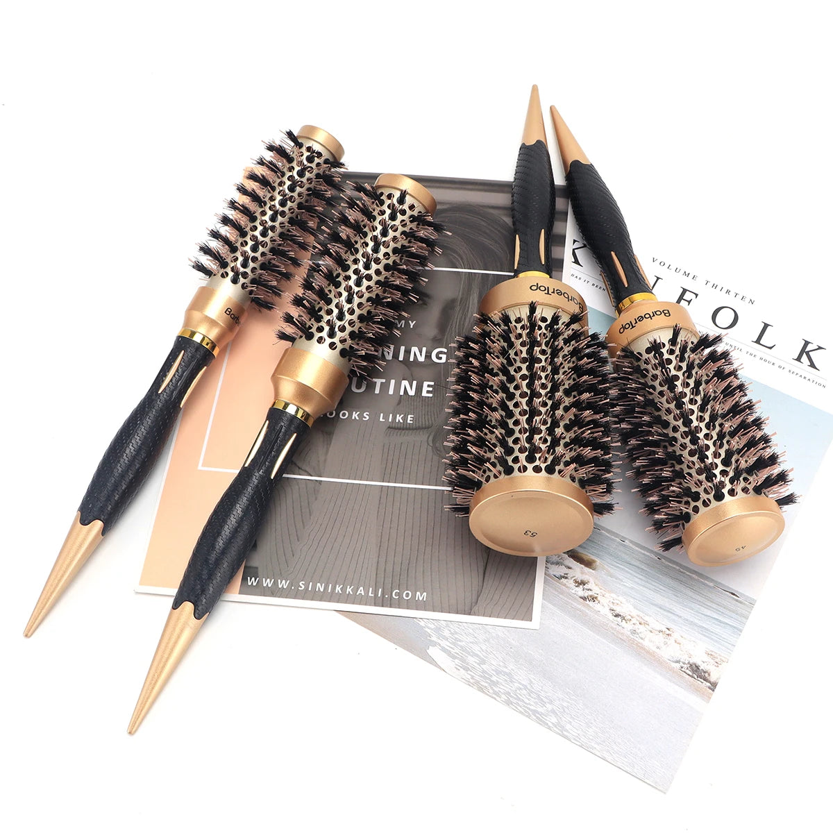 Anti-Static Salon Styling Hair Comb — Wet & Curly Hair, Detangling & Curling, Barber & Home Use