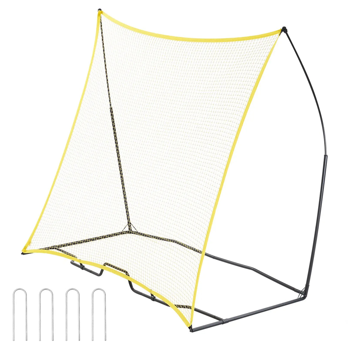 7x7 ft Soccer Rebounder Net — Portable Practice Wall for Passing, Volleys & Ball Control