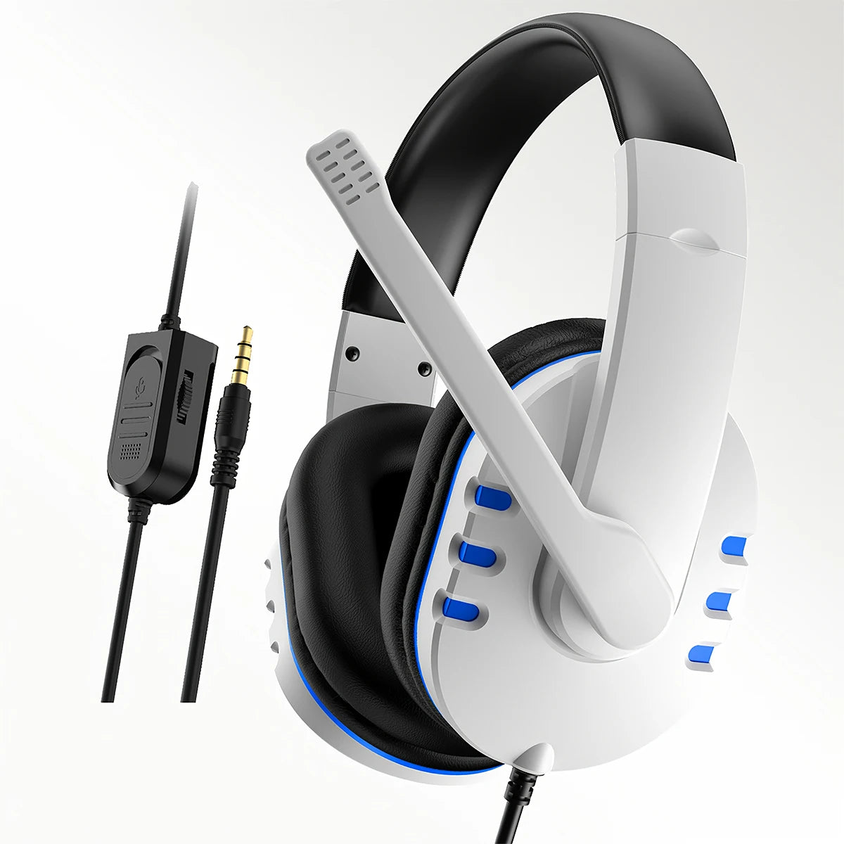 7260 Wired Headphones with Microphone — Multi-Use, 3.5mm, PS4/PS5/Xbox/PC Compatible