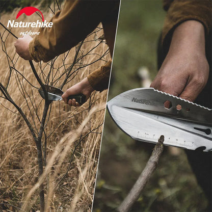 Multifunctional Tactical Camping Shovel — Steel, Foldable, Survival & Emergency Tool, Bushcraft & Hiking