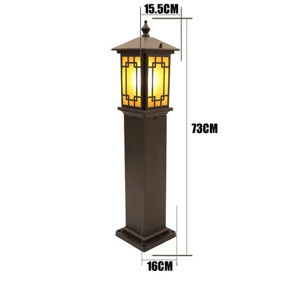Vecli IP65 Outdoor Lawn Lamp — Aluminum, E27 Base, 85–265V, Garden Path & Landscape Light, CE Certified