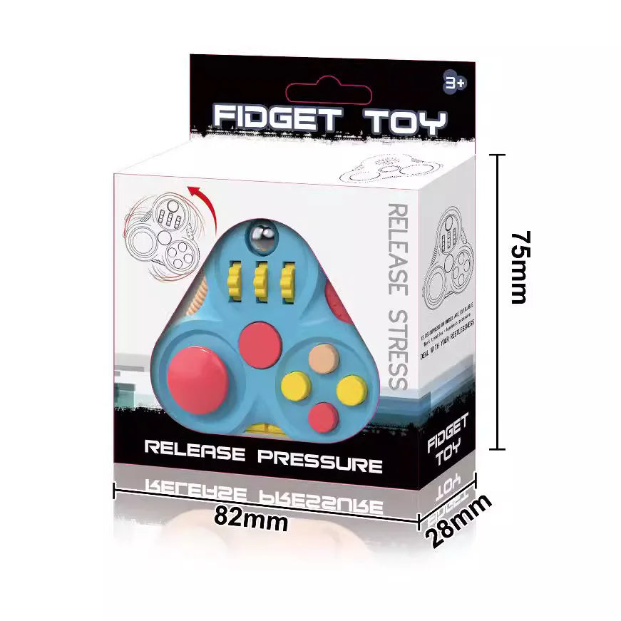 Sensory Fidget Cube — Stress & Anxiety Relief Toy for Kids, Teens & Adults