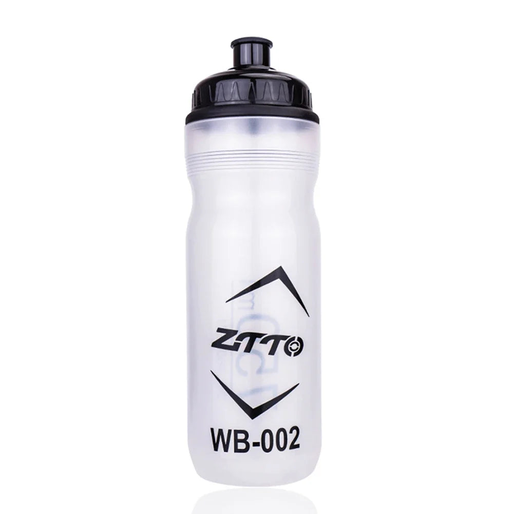 750ml MTB Cycling Water Bottle — BPA-Free PP, Squeeze & Spray, 53mm Wide Mouth