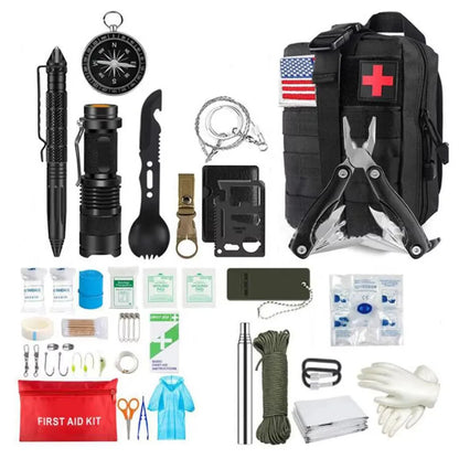 MOLLE IFAK Trauma Pouch — Tactical First Aid Bag for Camping, Hiking & Emergency Preparedness | Empty or Set