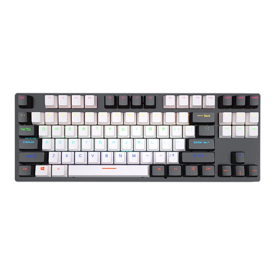 Mini RGB Mechanical Gaming Keyboard – USB Wired, Ergonomic & Backlit
