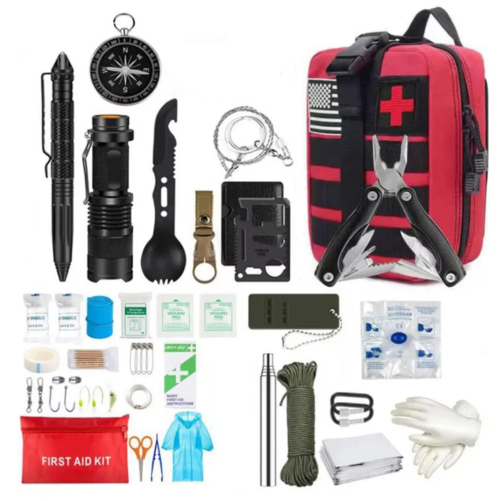 MOLLE IFAK Trauma Pouch — Tactical First Aid Bag for Camping, Hiking & Emergency Preparedness | Empty or Set