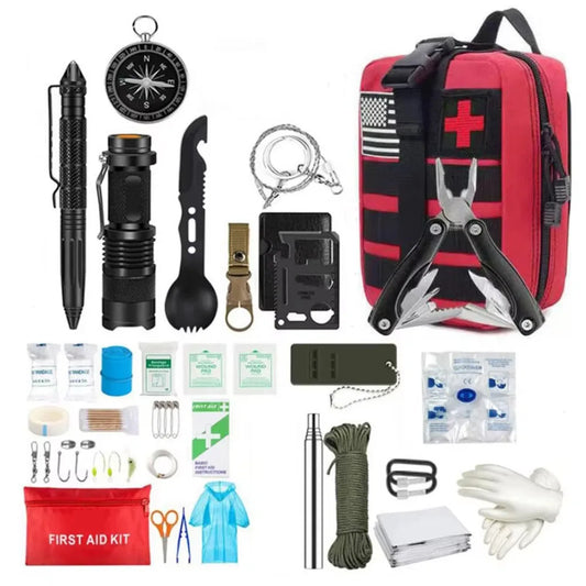 MOLLE IFAK Trauma Pouch — Tactical First Aid Bag for Camping, Hiking & Emergency Preparedness | Empty or Set