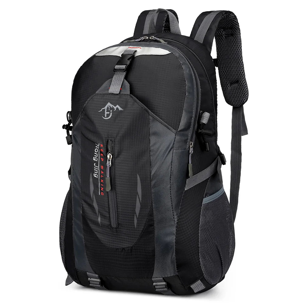 TOMSHOO 40L Ripstop Nylon Hiking Backpack — Waterproof, Breathable Mesh Back, Trekking Pole Loops, 4 Colors
