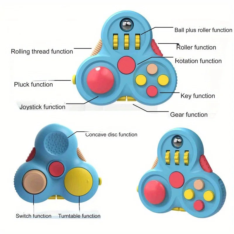 Sensory Fidget Cube — Stress & Anxiety Relief Toy for Kids, Teens & Adults